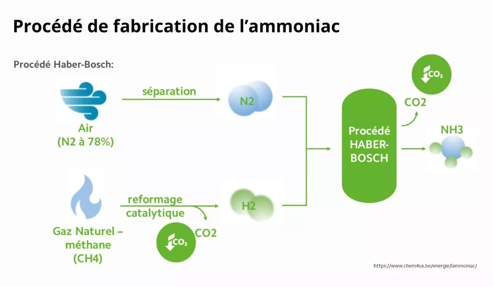 RSE Production ammoniac procédé Haber-Bosch