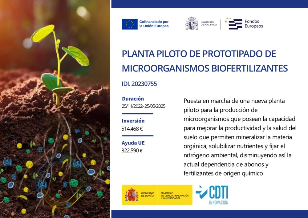 PLANTA PILOTO DE PROTOTIPADO DE MICROORGANISMOS Y BIOFERTILIZANTES
