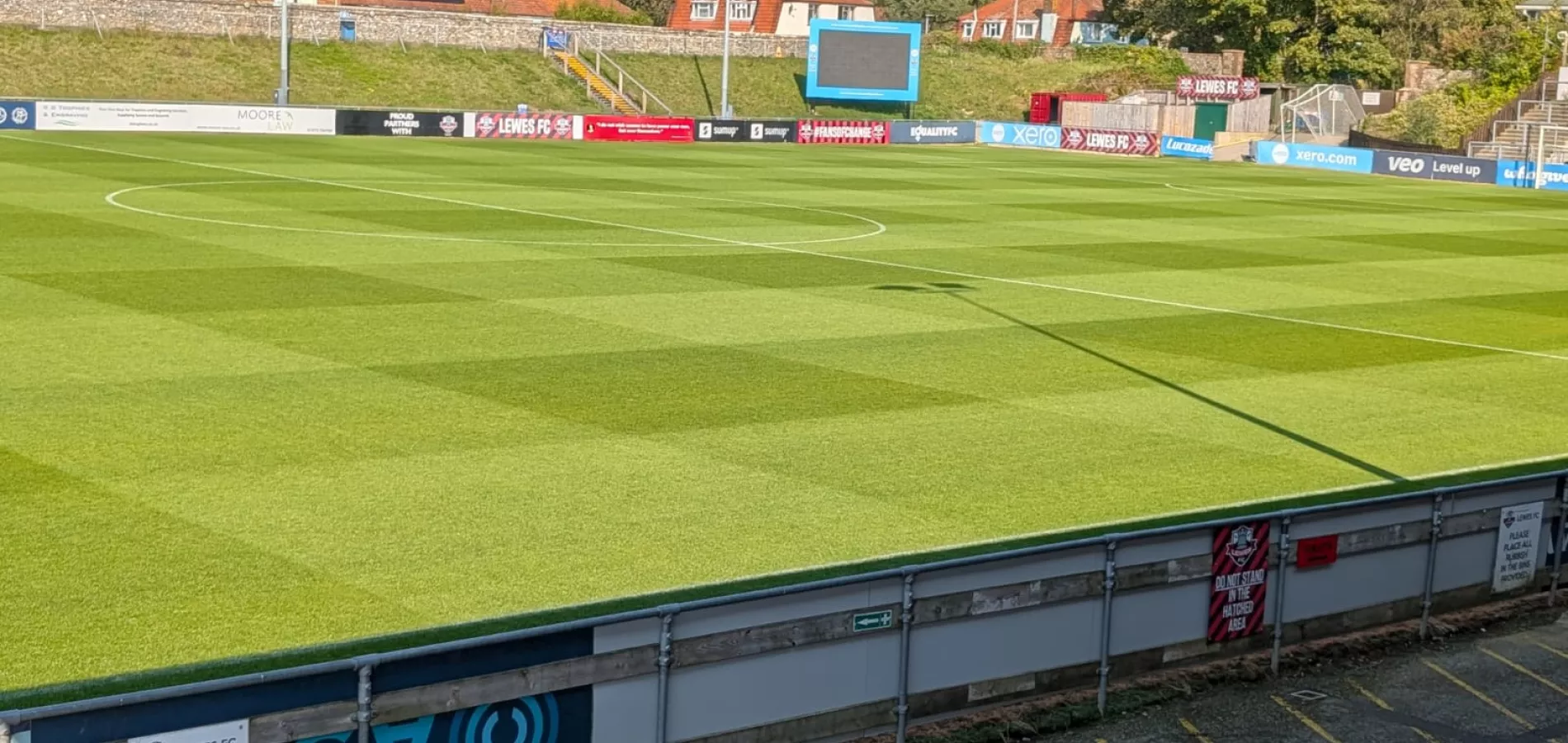 Lewes FC pitch