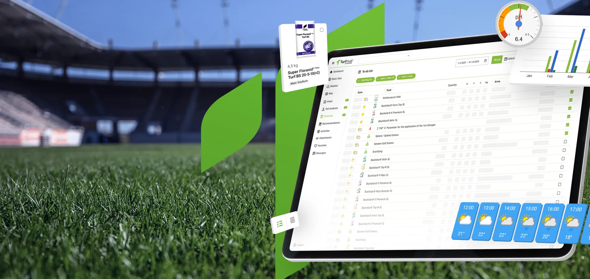 TurfHub Interface Preview